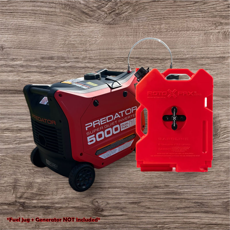 Predator 5000w Extended Run Kit (Rotopax) - Unethical Manufacturing